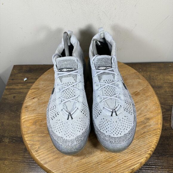 Nike Air Vapormax Flyknit 2023 Shoes Mens Size 11 Gray Black Running DV1678-004 - Picture 2 of 8